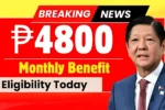 SSS Announces ₱4800 Monthly Pension for 2025