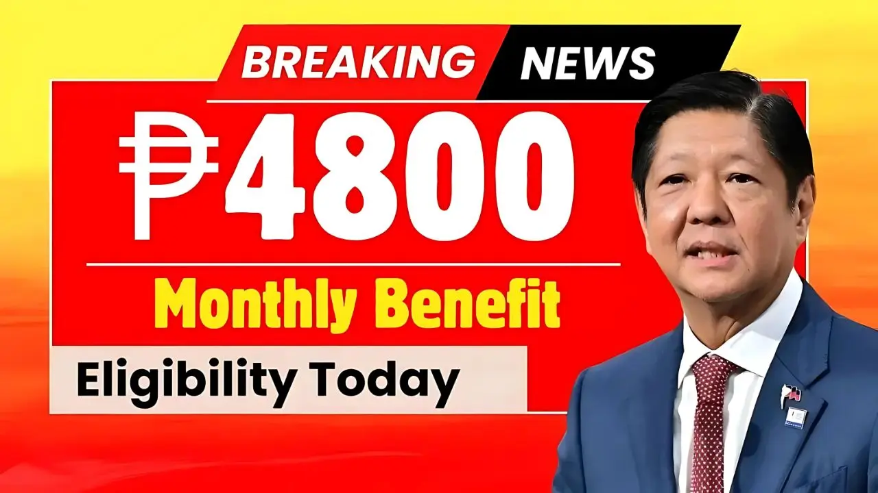SSS Announces ₱4800 Monthly Pension for 2025