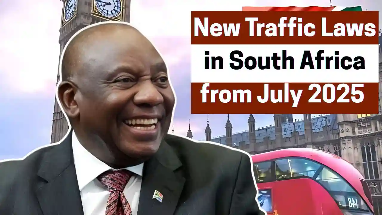 New Traffic Laws in South Africa from July 2025