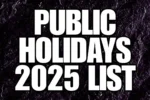 Public Holiday on May