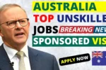 Visa Sponsored Unskilled Jobs in Australia 1